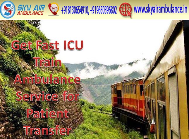 Get Fast ICU Train Ambulance Service for Patient Transfer 03