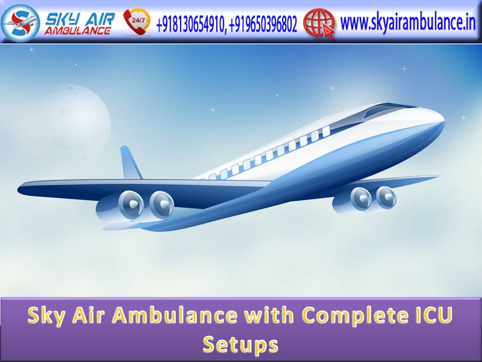 Sky Air Ambulance Service in Delhi